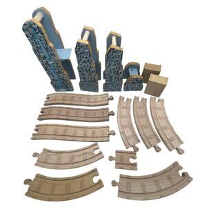 Thomas Wooden Railway Rheneas Roller Coaster Mountain Risers Train Track Partial